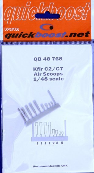 1/48 Kfir C2/C7 air scoops
