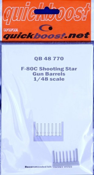 1/48 F80C Shooting Star gun barrels
