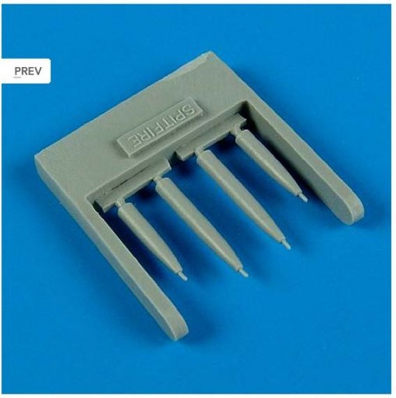 1/72Supermarine Spitfire F Mk.22 cannon barrels (Airfix)