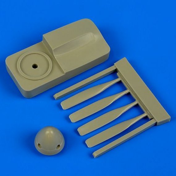 1/72 North-American P-51D/K Mustang propeller w/tool for Tamiya