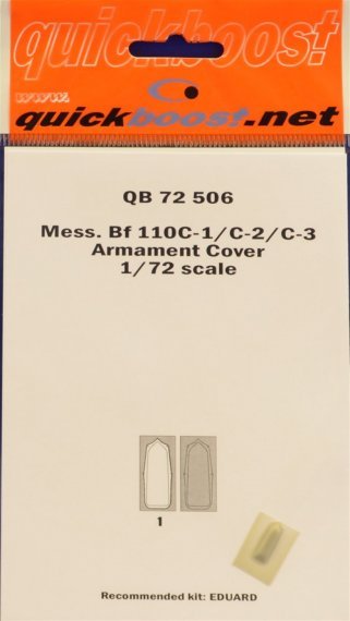 1/72 Bf 110C-1/C-2/C-3 armament cover
