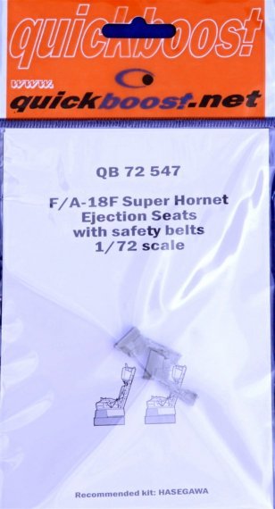 1/72 F/A-18F Super Hornet ejection seats with safety belts