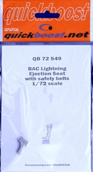 1/72 BAC Lightning ejection seat with safety belts