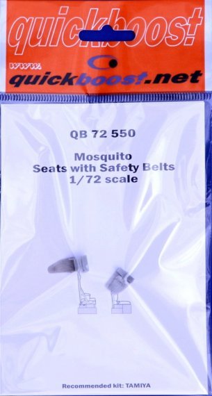1/72 Mosquito seats with safety belts