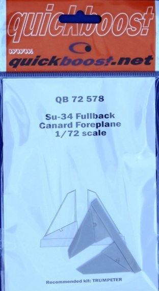 1/72 Su-34 fullback canard foreplane