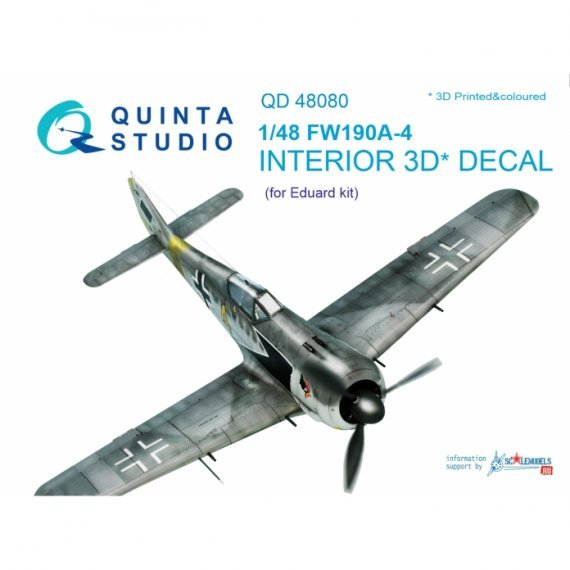 1/48 Focke-Wulf Fw-190A-4 3D-Printed & coloured Interior
