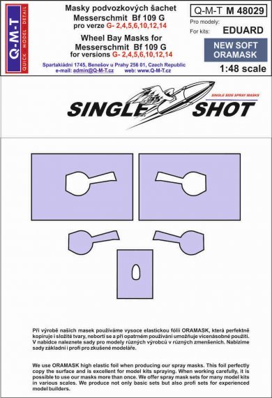 1/48 Mask Bf 109 G-2,4,5,6,10,12,14 K