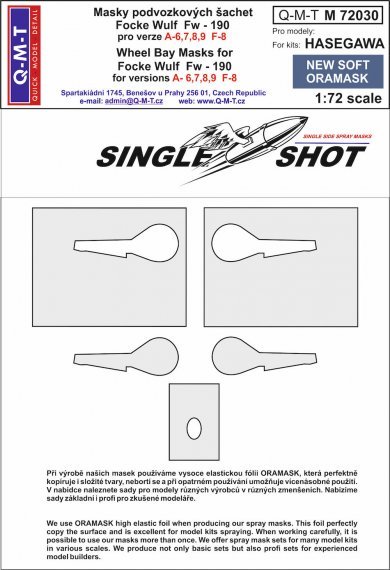 1/72 Mask Fw-190 A-6,7,8 F-8