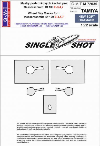 1/72 Mask Bf 109E-3,4,7