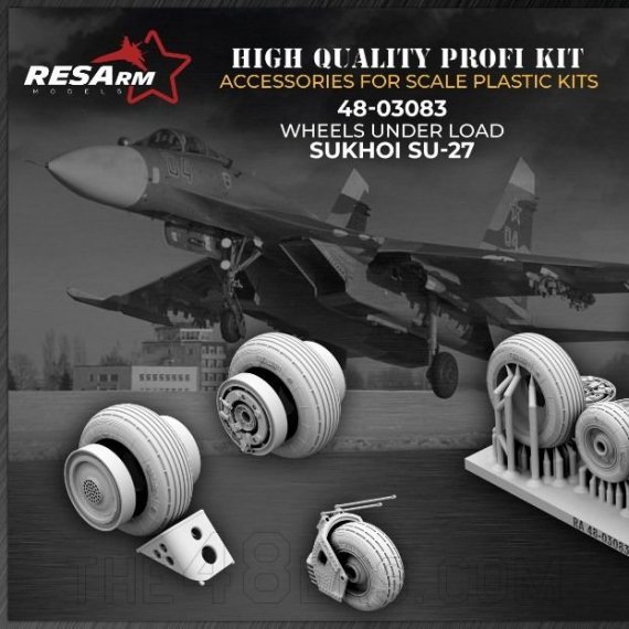 RESARM Roues Su-27 sous charge 1/48