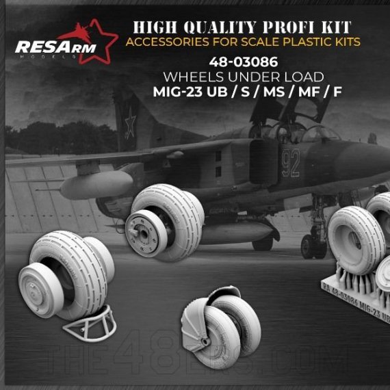 RESARM Roues sous charge MiG-23 UB/S/MS/MF/F 1/48