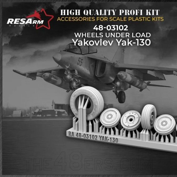 RESARM Yak-130 Ruote sotto carico 1/48