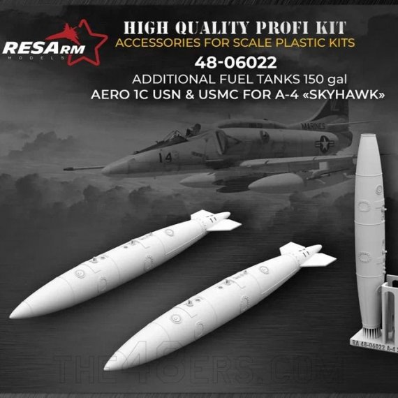 RESARM Serbatoi Carburante Aggiuntivi 150 gal. per A-4 1/48