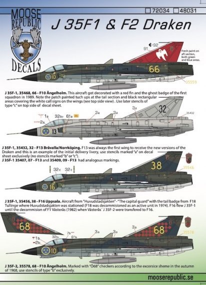 1/48 Saab J35F-1/J35F-2