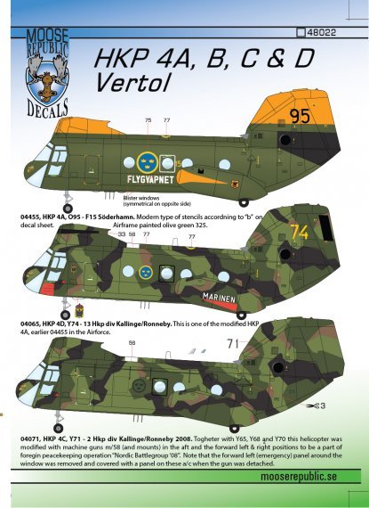 1/72 Hkp 4A/B/C/D Vertol
