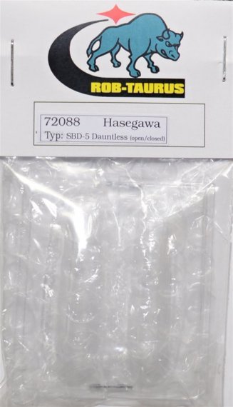 1/72 Vacu Canopy SBD-5 Dauntless open/closed