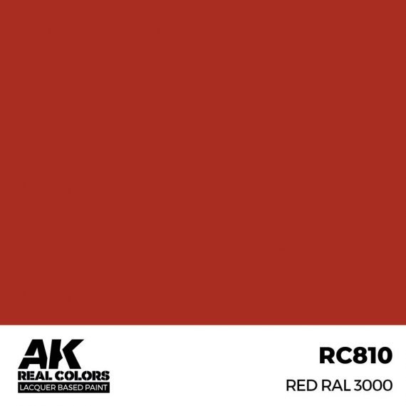 Red ral 3000 (RC006)