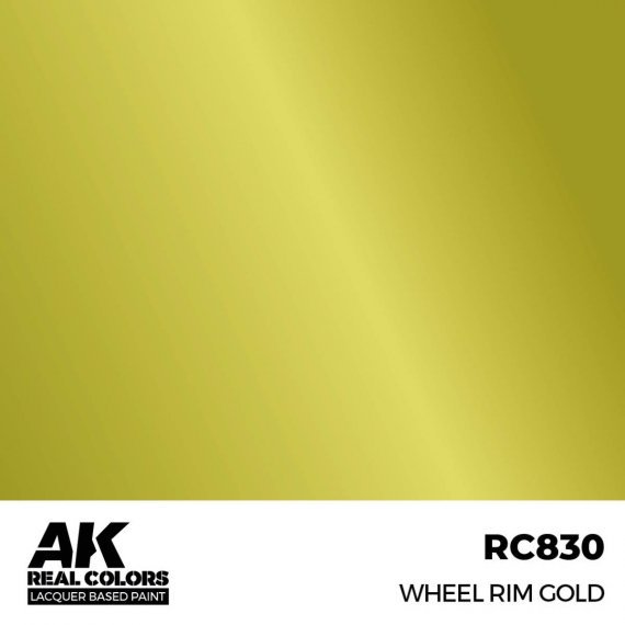 Wheel rim gold