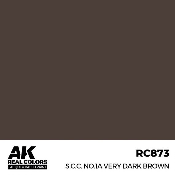 S. C. C. No. 1a very dark brown (RC034)