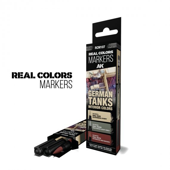 German tanks interior colors rc markers set