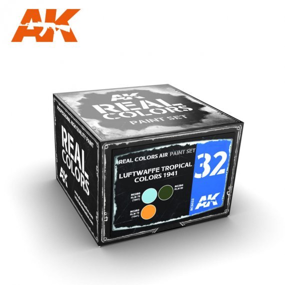 1941 Luftwaffe tropical colors set