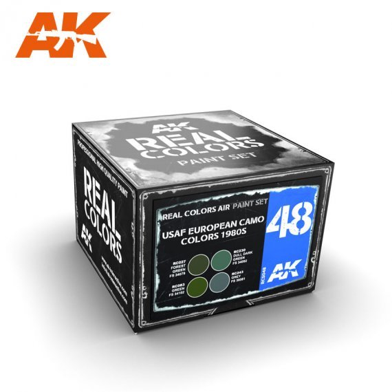 1980s USAF European camouflage colors set