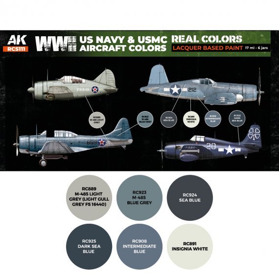 Wwii us navy & usmc aircraft colors