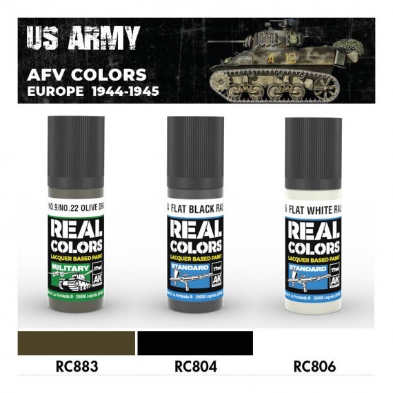 Us army afv colors europe 1944-1945