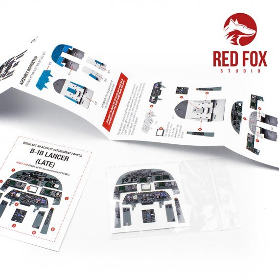 1/48 Rockwell B-1B Lancer Instrument Panel