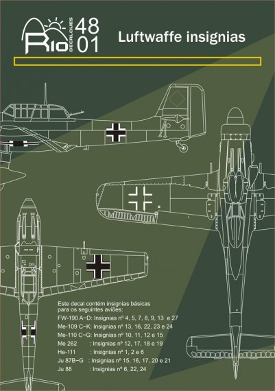 1/48 Luftwaffe Insignias
