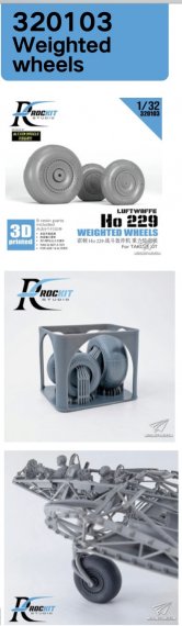 Rockit Studio Roues lest�es Horten Ho-229A/B 1/32 Takom