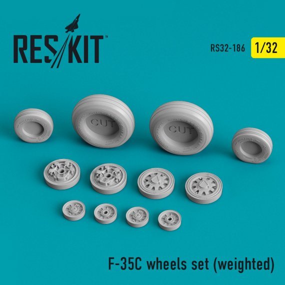 1/32 F-35C Lightning II wheels set