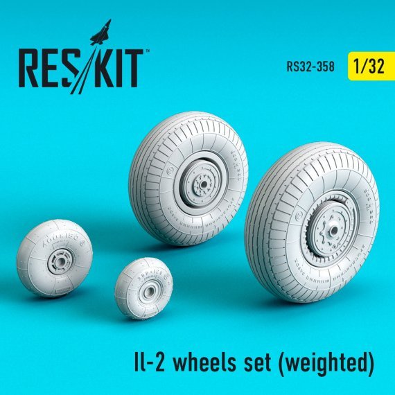 1/32 Il-2 wheels set