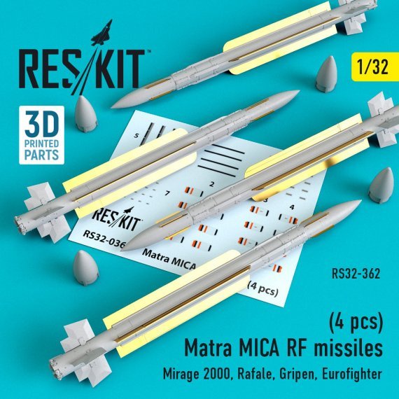 1/32 Matra MICA RF missiles