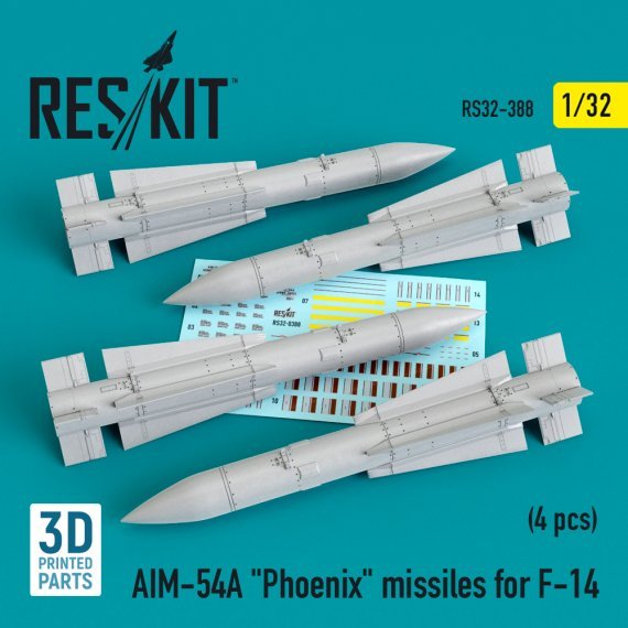 1/32 AIM-54A Phoenix missiles for F-14