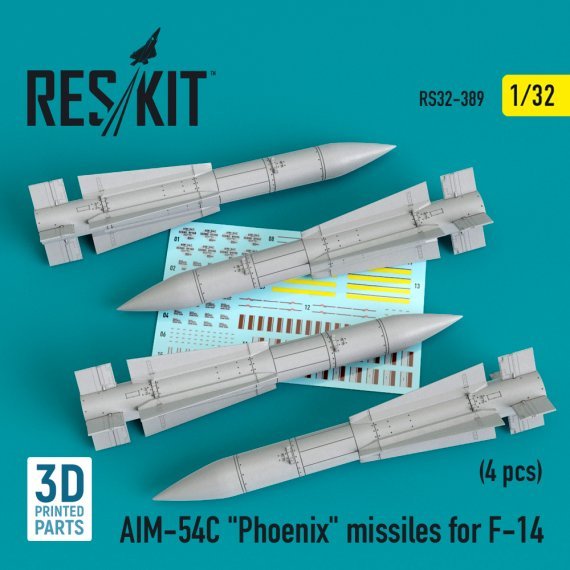 1/32 AIM-54C Phoenix missiles for F-14