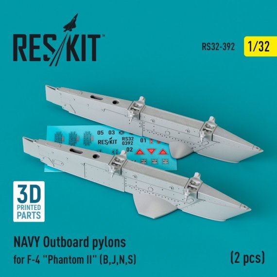 1/32 NAVY Outboard pylons F-4 Phantom II B,J,N,S