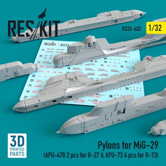 1/32 Pylons for MiG-29