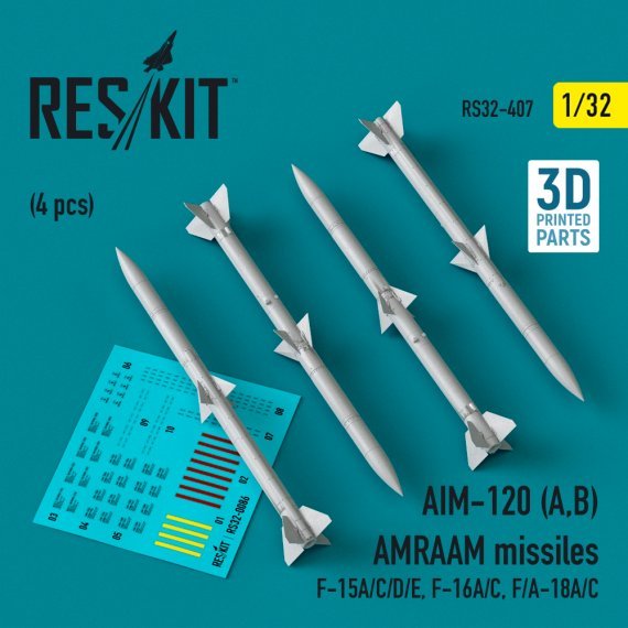 1/32 AIM-120 A,B AMRAAM missiles