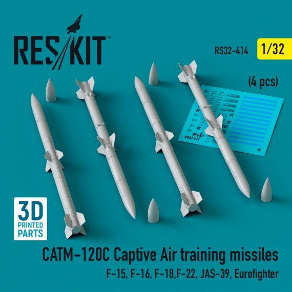 1/32 CATM-120C Captive air traincludes missiles