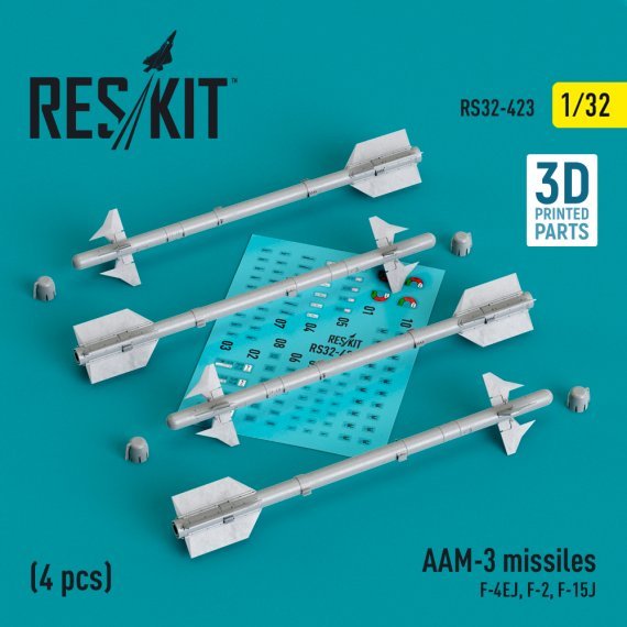1/32 AAM-3 missiles for 4 pcs.