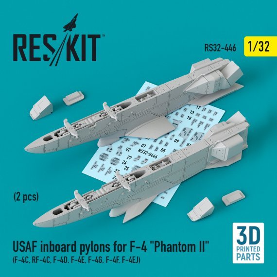 1/32 USAF Inboard pylons for McDonnell F-4 Phantom II