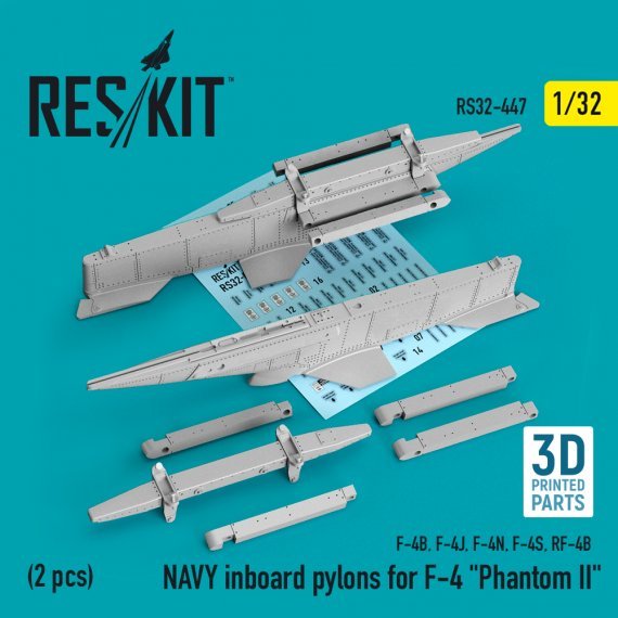 1/32 Navy inboard pylons for McDonnell F-4 Phantom II