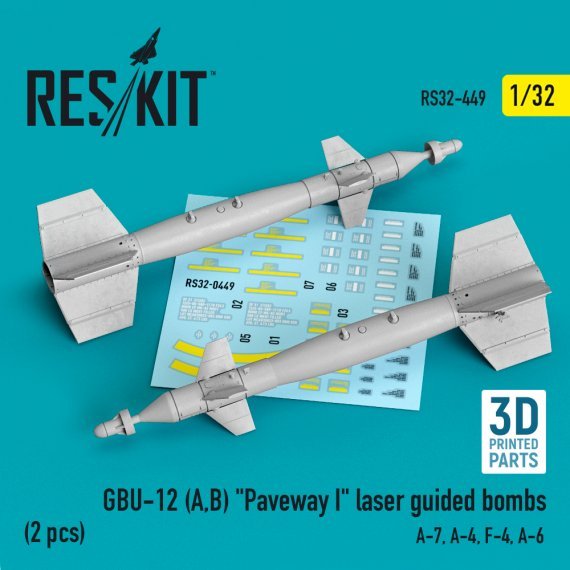 1/32 GBU-12 A,B Paveway I laser guided bombs