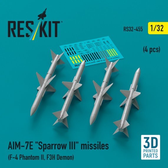 1/32 AIM-7E Sparrow III missiles.