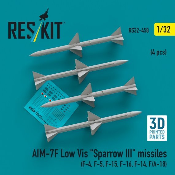 1/32 AIM-7F Low Vis Sparrow III missiles.