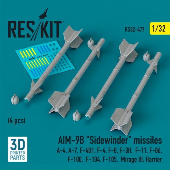 1/32 AIM-9B Sidewinder missiles.