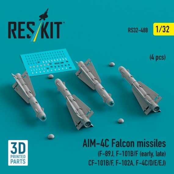 1/32 AIM-4C Falcon missiles.