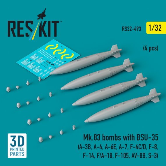 1/32 Mk.83 bombs with BSU-35.