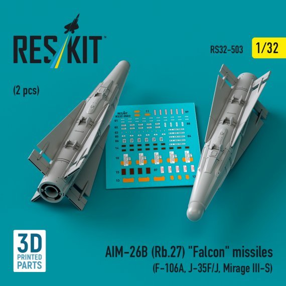1/32 AIM-26B Rb.27 Falcon missiles.